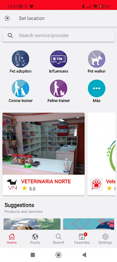 Android application Pet Friendly screenshort