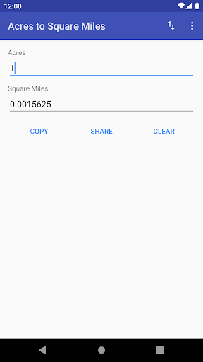 Acres to Square Miles