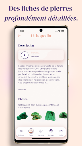 Lithopedia Screen 2