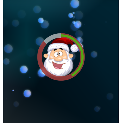 Santa Clock Widget