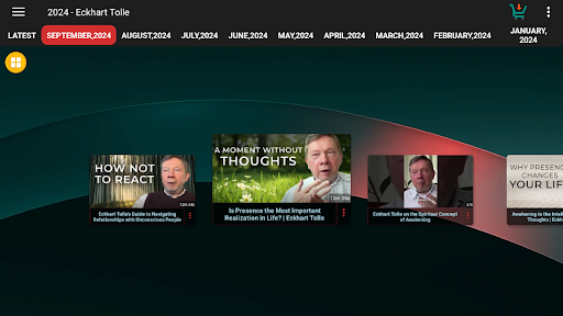 Screenshot of Eckhart Tolle TV (Unofficial)