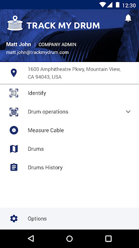 TrackMyDrum Screen 2