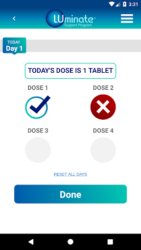 LUminate Support Screen 2