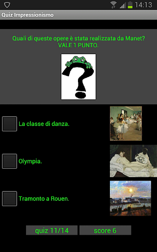 Impressionismo Quiz Arte Screen 3