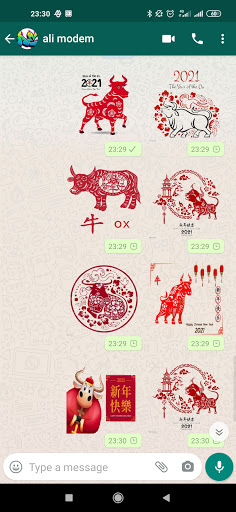 Happy Chinese New Year 2021 stickers