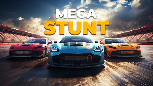Mega Ramp Car Stunt Races 3d