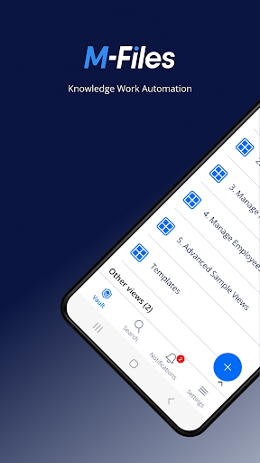 Android application M-Files screenshort