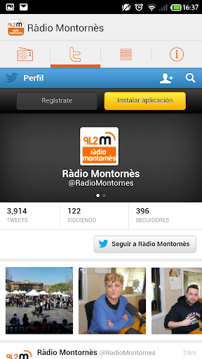 Ràdio Montornès Screen 2