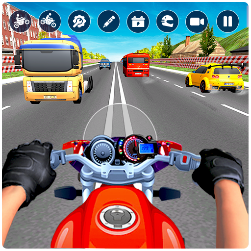 Bike stunts 3d racing games logo