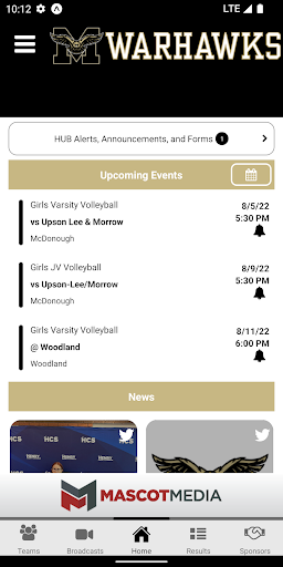 McDonough Warhawks Athletics Screen 2