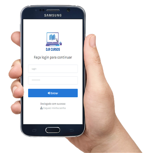 Android application DJR Cursos screenshort