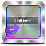 Chill pink GO SMS icon
