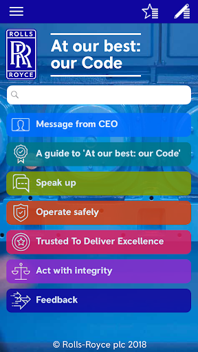 Android application Our Code screenshort
