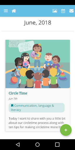 Android application KinderCare screenshort