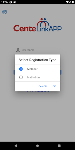 Cente Link App Screen 3