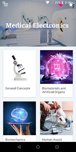 Android application Medical Electronics screenshort
