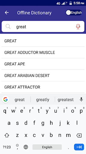 Tamil English Voice Translator Screen 2