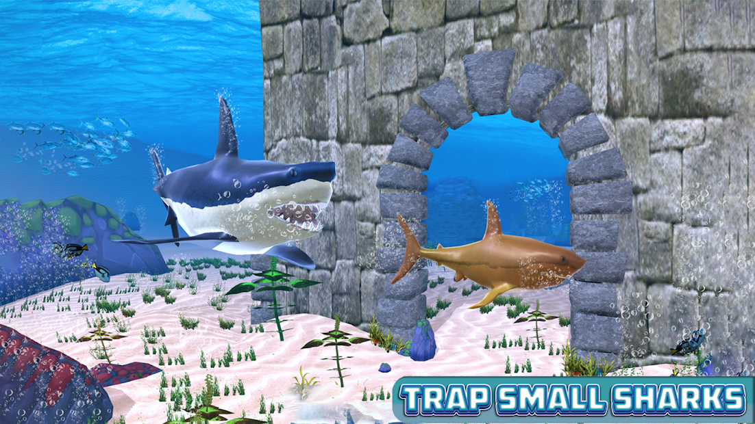 Captura 8 Big Shark  pequeños tiburones android