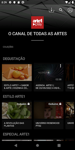 Arte1 Play Screen 2