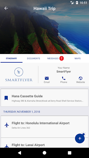 Android application SmartFlyer screenshort