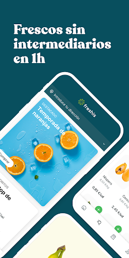 Android application Freshis - Fruta y verdura screenshort