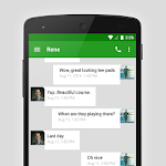 Cover Image of Download EvolveSMS Theme Hangout Light 5.5.2 APK