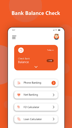 Android application Check Balance:All Bank Balance screenshort