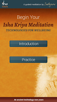 screenshot of Isha Kriya