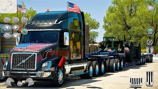 American Truck Cargo Driving