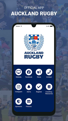 Android application Auckland Rugby screenshort