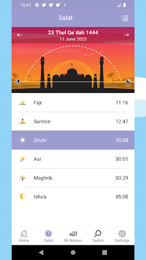 Muslim Helper: Prayer & Qibla Screen 2