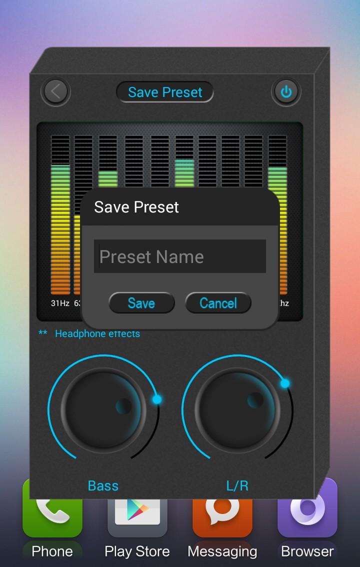 Android application Bass Booster & Equalizer Pro screenshort