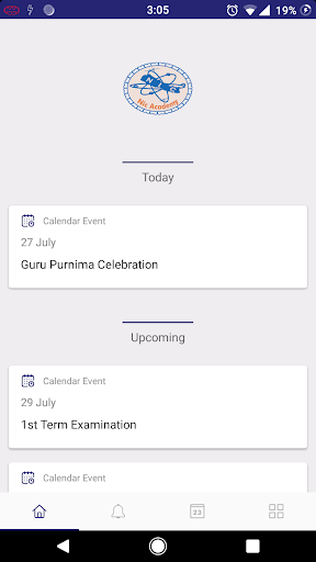 Android application Nic Academy screenshort