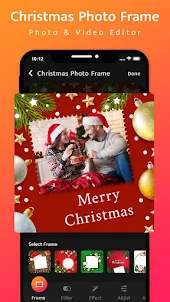 Christmas Photo Frame - Christ
