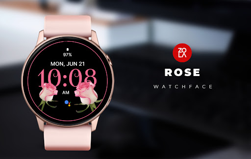 Android application Rose Watch Face screenshort