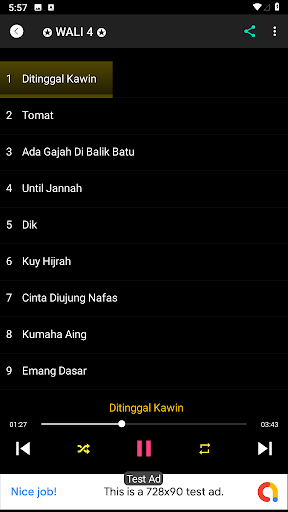 Wali Band Full Mp3 Offline Screen 2