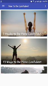 Best Ways to Be Confident