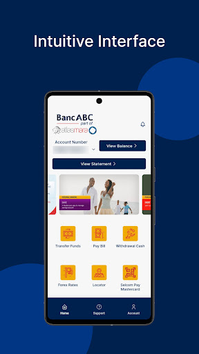 Android application BancABC Tanzania screenshort
