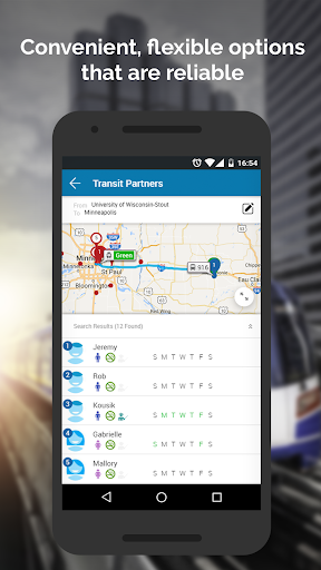 UW-Stout Rideshare Screen 2