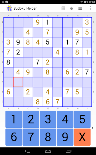 Sudoku Helper Free Edition Screen 2