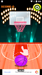Throwing Basketball