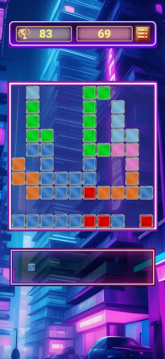 Block Puzzle - Neon Lights Screen 3