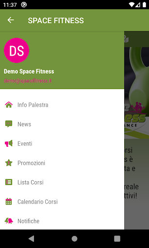 Space Fitness Screen 2