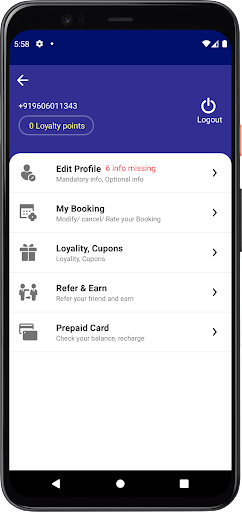Android application Lake City Travels screenshort