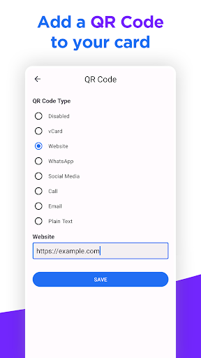 Screenshot of Business Card Maker