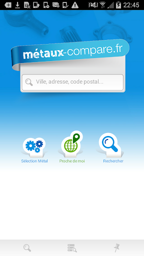 Android application Metaux compare screenshort