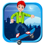 Skater Boy in City