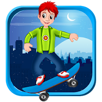 Skater Boy in City
