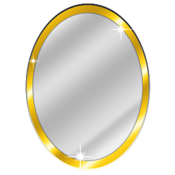 Icon image mirror app with camera
