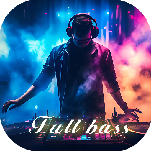 Musik dj fullbass logo